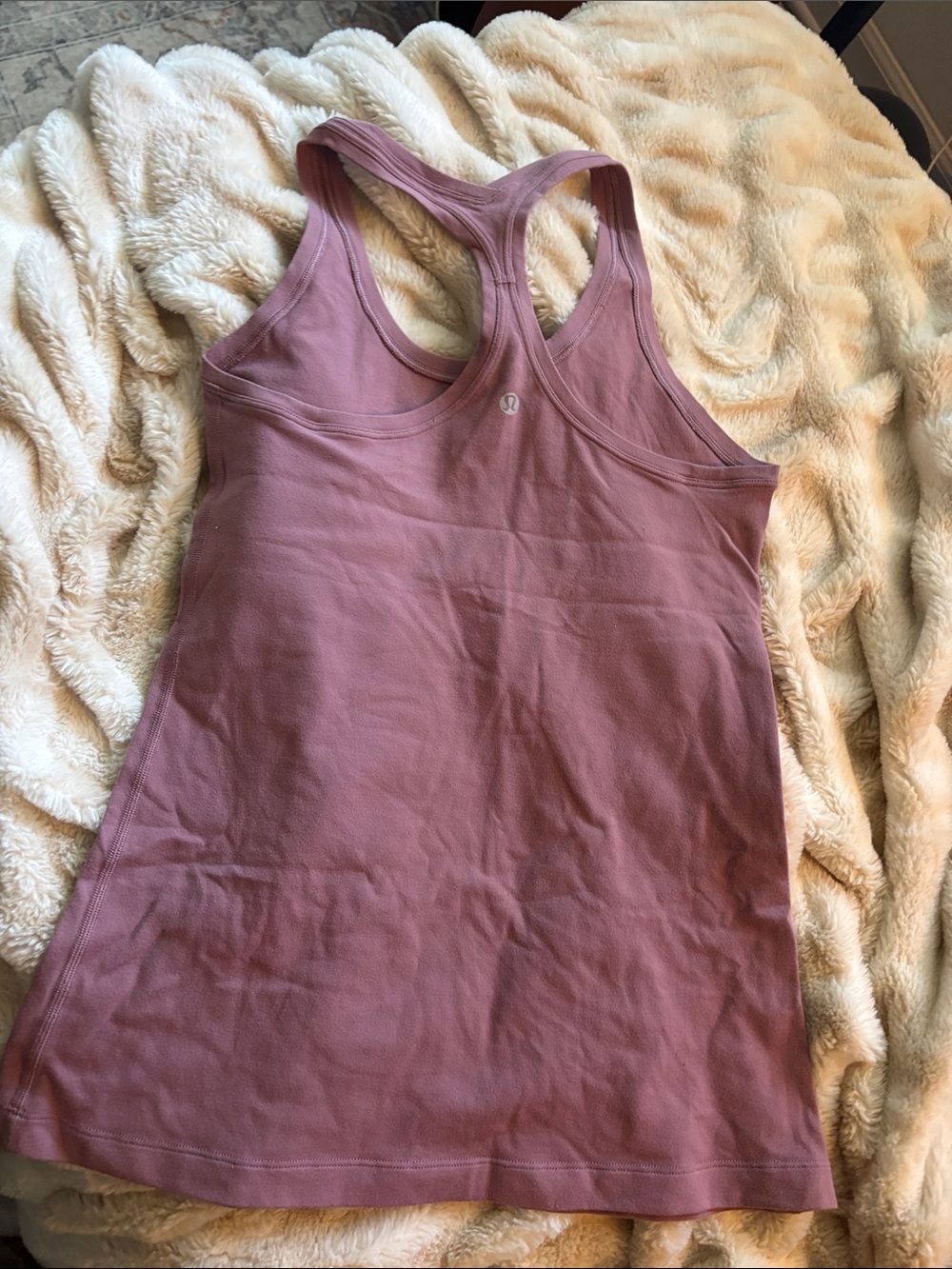 lululemon athletica Dusty Pink Racerback Tank -fits 6/8